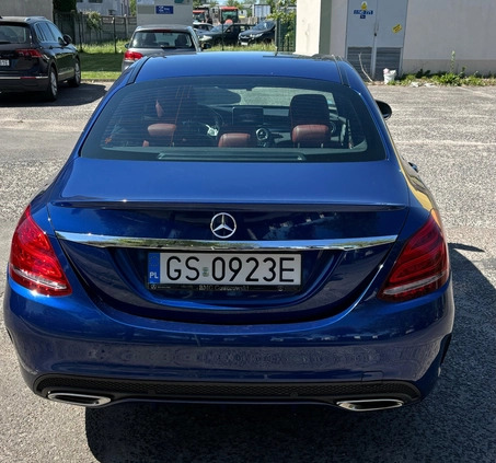 Mercedes-Benz Klasa C cena 105000 przebieg: 88500, rok produkcji 2017 z Słupsk małe 121